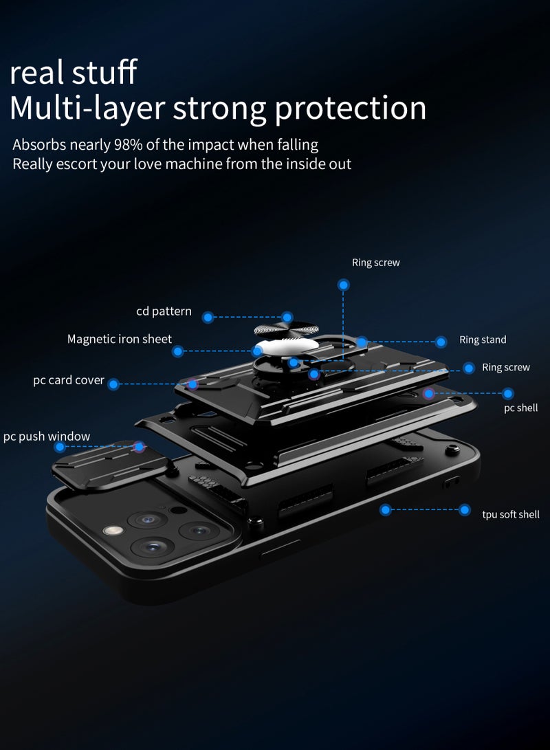 GULFLINK Back Cover Phone Protection Case For iPhone 15pro max Black - Image 4