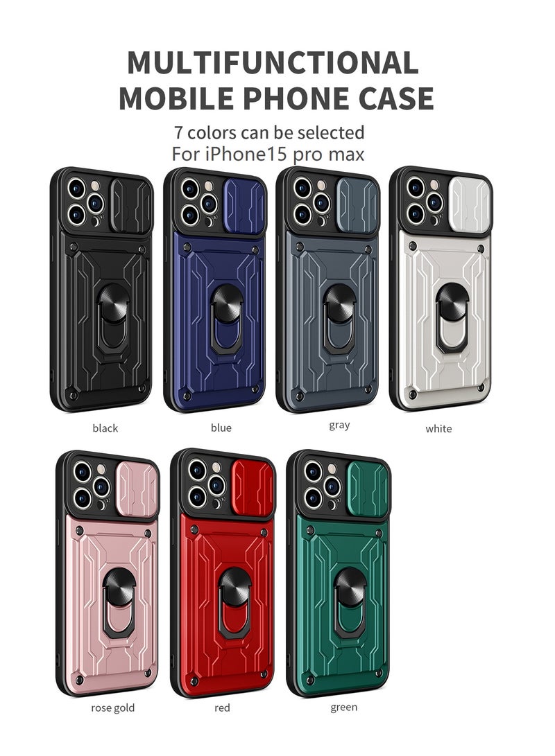 GULFLINK Back Cover Phone Protection Case For iPhone 15pro max Black - Image 2