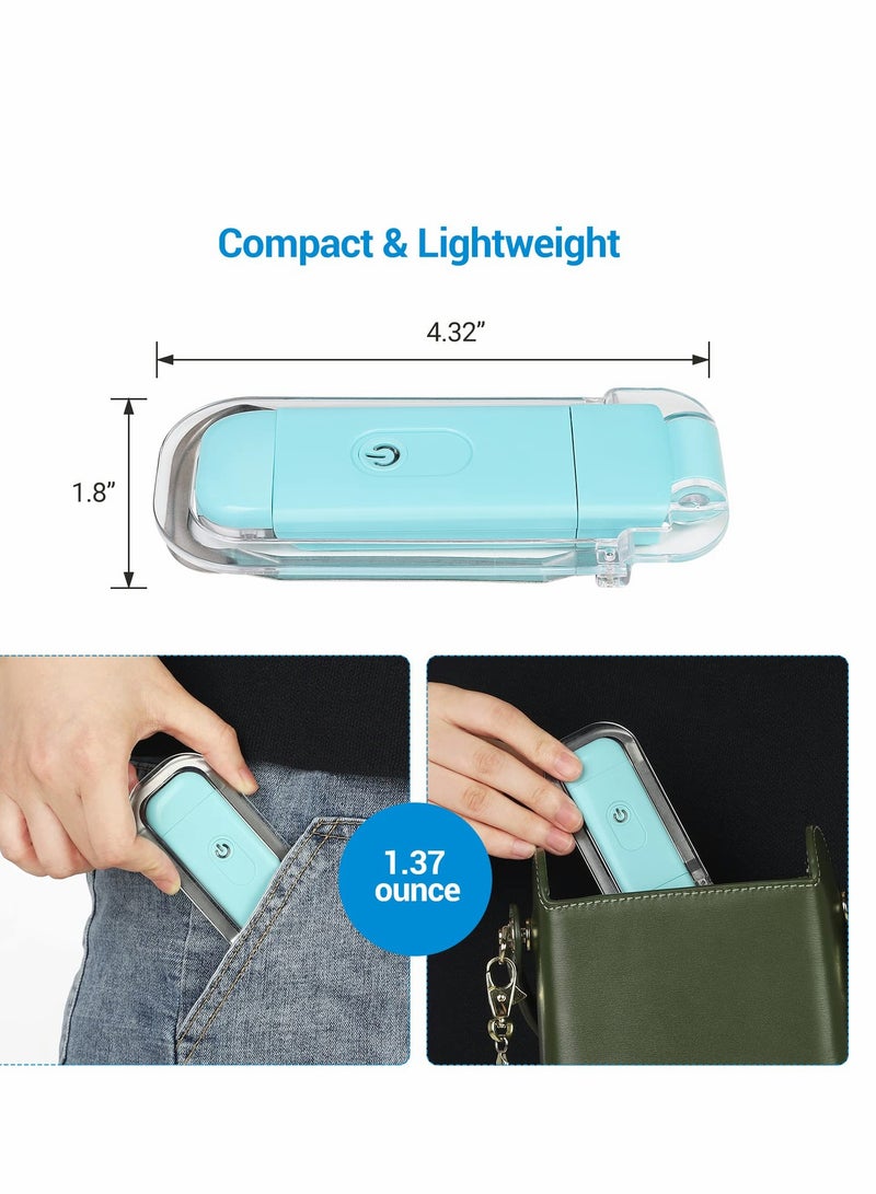 مصباح كتاب قابل للشحن عبر USB مع حجب الضوء الأزرق، تصميم قابل للتثبيت بتقنية LED، 2 مستوى سطوع، حماية للعين للأطفال والبالغين - Image 5
