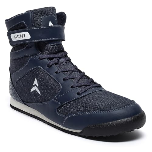 AVANT Men's Uppercut Boxing Shoes - Navy Blue (AVMSH216CL01UK8_Navy Blue_UK8) - Image 1