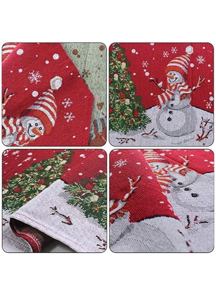 AUTOYSUR Christmas Table Runner & Placemats – Fabric Set - Image 5
