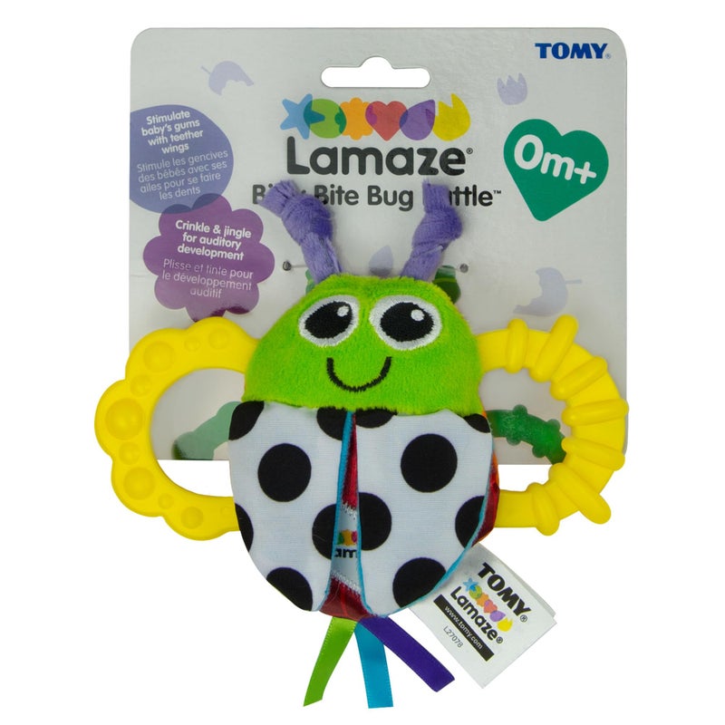 LAMAZE Bitty Bite Bug Rattle 4.5 Inch (Pack of 1) - Image 4