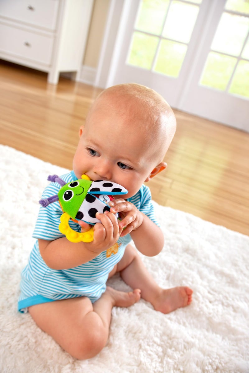 LAMAZE Bitty Bite Bug Rattle 4.5 Inch (Pack of 1) - Image 2