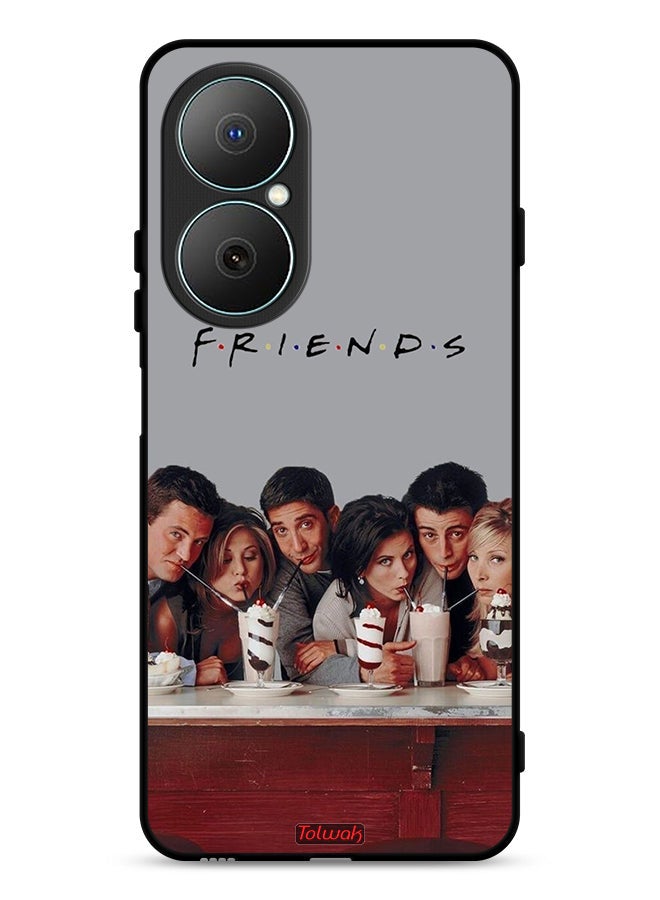 Tolwak Huawei Nova Y73 Protective Case Cover F R I E N D S