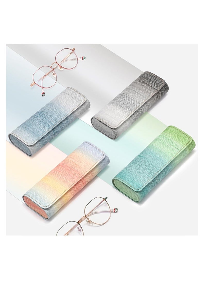 KASTWAVE 4 Pack Eyeglasses Sunglasses Case, Portable Eyewear Organizer Pouch Bag, Hard Shell Eyeglasses Case for Men Women (Multicolor)  - Image 3