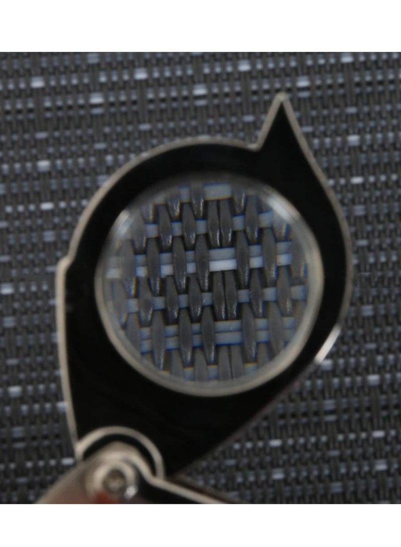 15X Mini Keychain Pocket Magnifier Portable Foldable Magnifying Glass for Reading Maps Labels Crafts Coins - Image 3