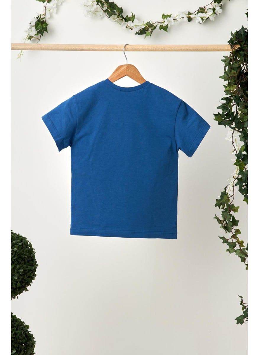 Babygiz Parlament Boy's Short Sleeve Crew Neck Anti-Sweat, Soft Comfortable 100% Cotton Combed Cotton T-Shirt  - Image 2