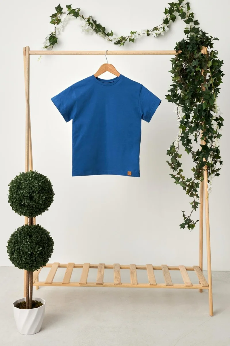 بيبيجيز Parlament Boy's Short Sleeve Crew Neck Anti-Sweat, Soft Comfortable 100% Cotton Combed Cotton T-Shirt