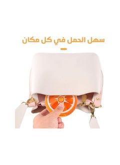 ماركة غير محددة علبة لتنظيم حبوب الدواء بحجم كبير ب7 اقسام - برتقالي  - Image 5