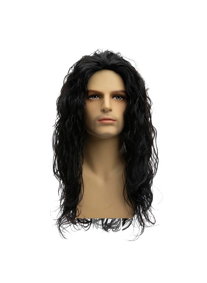 Long Curly Wavy Black Wigs For Men Synthetic Natural Party Halloween Cosplay Hair Wig - pzsku/ZED7FFC807B2F0006CACCZ/45/_/1734183082/8cfbcde0-cc00-4b45-bbda-a338e4757f5d