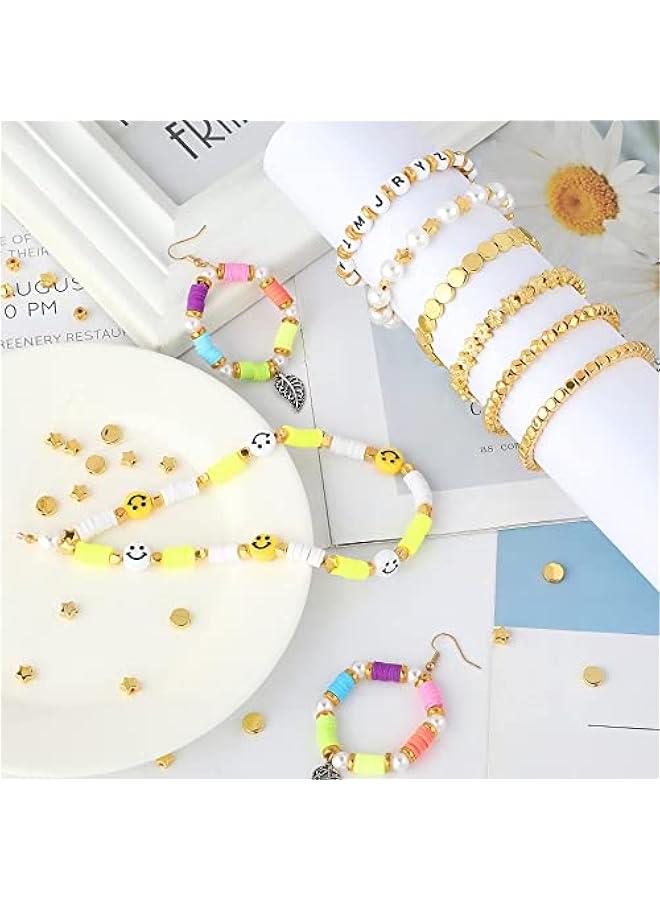 FYLX orted Gold Sp Beads for DIY Jewelry Making 1500 10 Styles) - Image 5