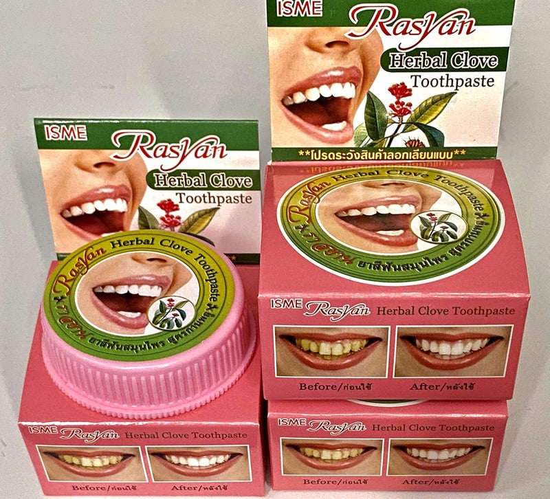 Rasyan 3 Rasyan ISME Herbal Clove Toothpaste Tooth paste Anti Bacteria Bad Breath Decay