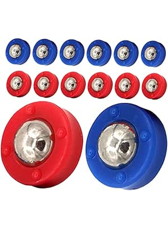 20 Pcs Mini Shuffleboard Game Beads Indoor Tabletop Shuffleboard Pucks Fun Shuffling Beads For Family Game Evenings Board Game Replacements