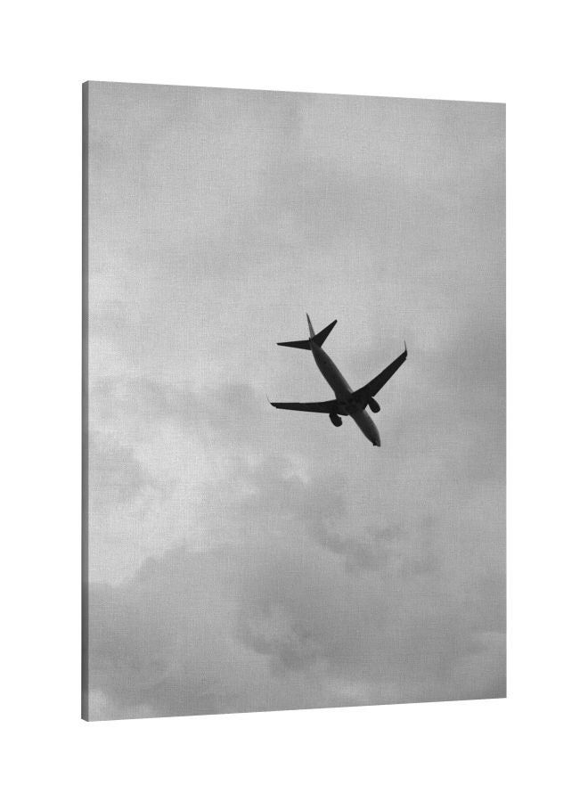 RKN Decorative Printed Framed Canvas Wall Art Black/White 60 x 80centimeter - Image 1