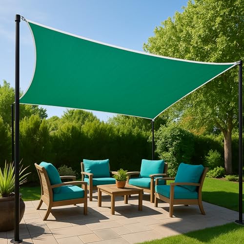 Zamia Green Shade Net | 8x10 ft | 75% UV Protection Agro Net for Balcony | Sun Protection for Garden Plants - Image 1
