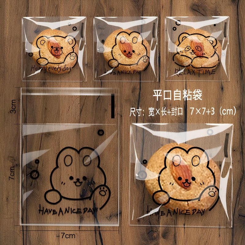 Food Pouches - Safe hygienic resealable bags medium 18x15cm ideal for packing school or office sandwiches, snacks, popcorn, fruits, cakes and daily meal storage pack of 30 pcs - Image 4