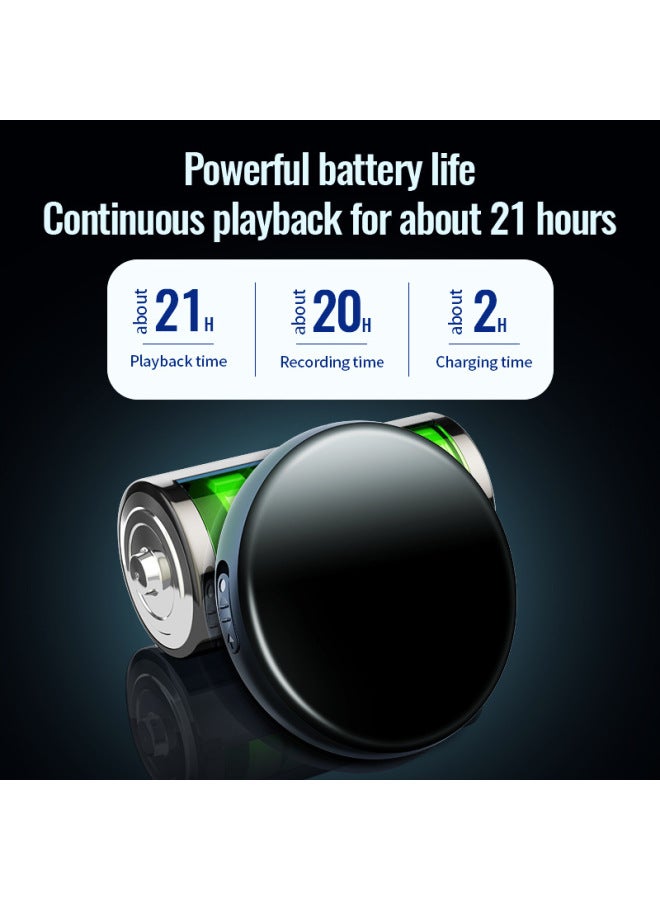 M29 HD Noise Reduction Ai Intelligent Ultra-long Standby 100 Hours Recorder Professional Voice Recorder Voice Control MP3-Color:Cross-border-neutral English (with Screen)-Capacity:64GB - Image 4