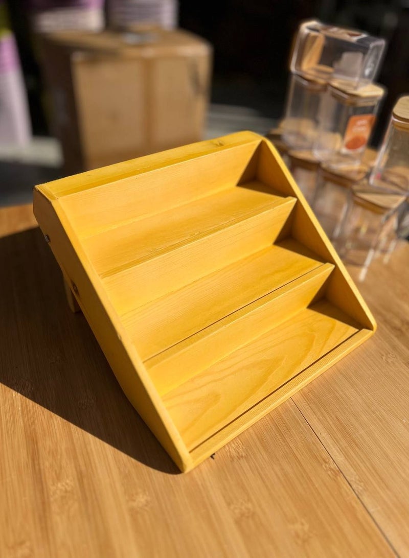 سلم و منظم برطمانات البهارات و التوابل ف المطبخ