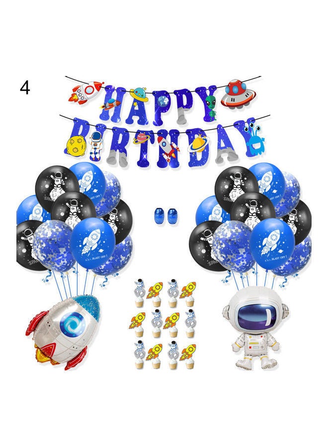 نيبمينينت مجموعة راية تحمل عبارة "Happy Birthday" وبالونات