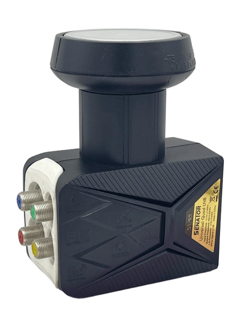 سيناتور Senator - ST-421 Ku-Band Universal 4 LNB Port - Black - Image 3