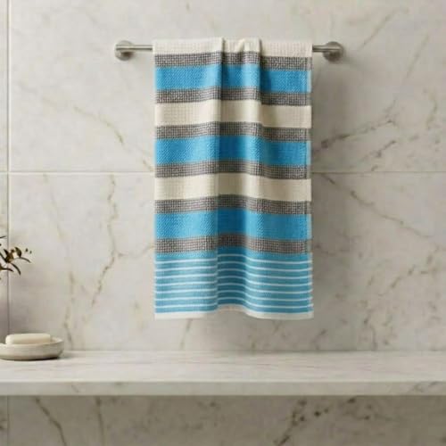Athom Trendz Athom Living Light Weight Cotton Premium Bath Towel 75x150 cm Multi2 - Image 1