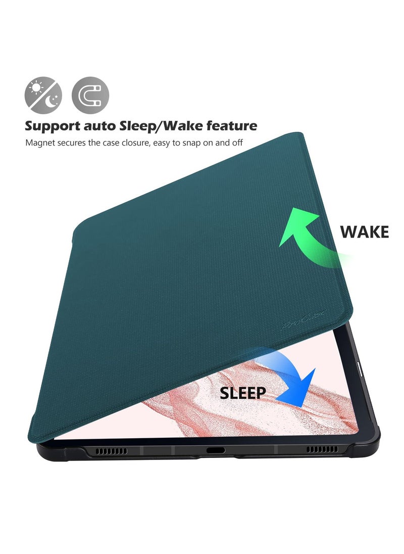 Galaxy Tab S8 S7 Case 11" with S Pen Holder Slim Protective Folio Cover - pzsku/ZED814A6B365EC5023D16Z/45/_/1674987868/8438f64b-9625-4992-9a4c-4d7b06156be1