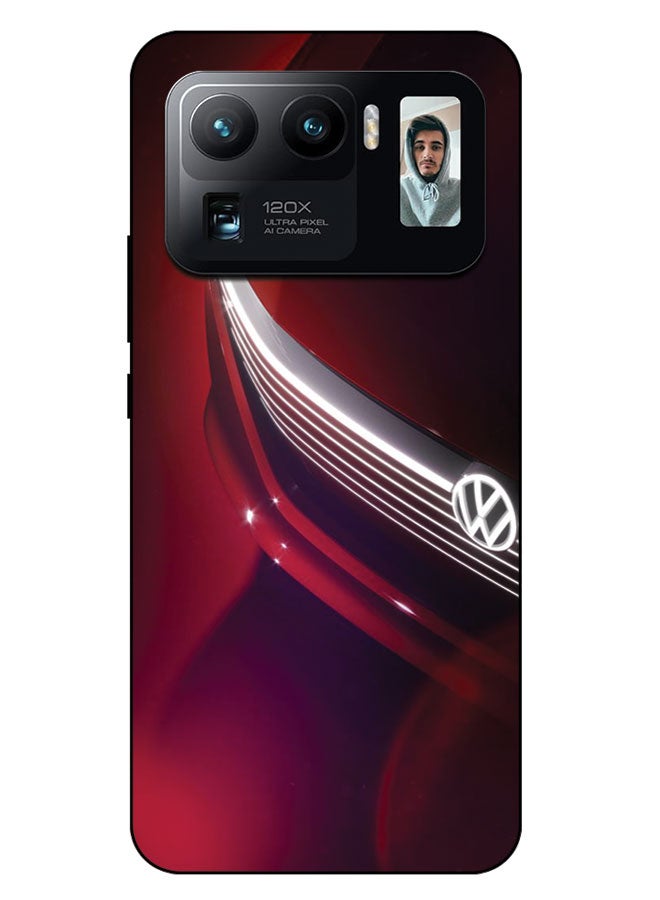 Printed Protective Case Cover For Xiaomi Mi 11 Ultra -  Volkswagen Red Car
