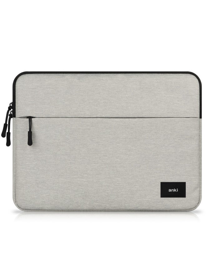 Digital Computer/macbook Protective Case - Floral Pattern Design Lightweight Portable Suitable For Various Models-Color:Light Gray-Applicable Model:14 Inch