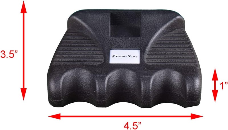 GAMESUN 3 Holes Cue Holder, Weighted Pool cue Holder with 4pcs chalks, cue Sticks Holder - Image 5
