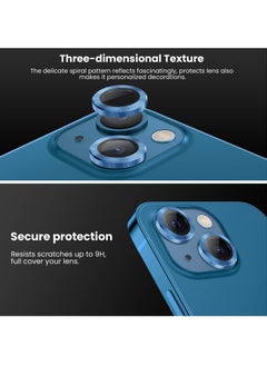 Iphone 13 Mini and Iphone 13 Camera Lens Protector 9h Tempered Glass Camera Cover Screen Protector Metal Individual Ring - pzsku/ZED818CAE16C3F0AA82D7Z/45/_/1703045655/041105f3-8eb2-4f1b-85f4-39cab0d54427