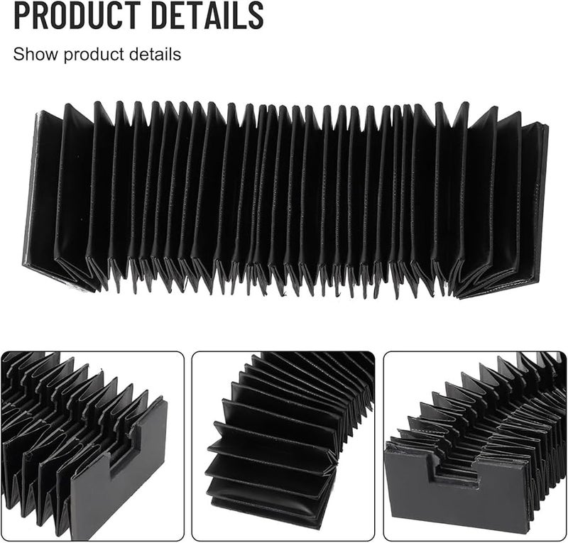 HGR20 غطاء واقي منفوخ لسكة التوجيه الخطية بطول ممتد 900 ملم لآلات CNC وطابعات ثلاثية الأبعاد - Image 5