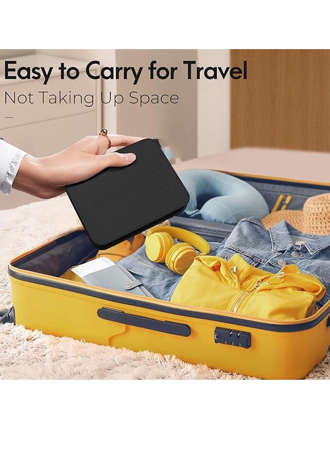 Portable Sewing Supplies Accessories Including Thread, Needle, Scissors, College Dormitory Necessities Household Sewing Box Set Portable Multifunctional Sewing Kit Student Dormitory Sewing Needle Thread Hand Sewing Needle Tool Box (Black, 97 Pieces)  - Image 5