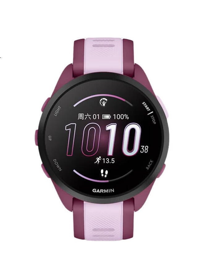 Garmin Forerunner 165 إصدار الموسيقى، بنفسجي غروب الشمس، نسبة الأكسجين في الدم، الجري، الرياضات الخارجية، ساعة ذكية، ساعة جري - Image 2