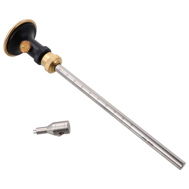 Stainless Steel Mortise Gauge Wood Marking Tool with Fine Adjustment for Dovetail Layout - Image 2
