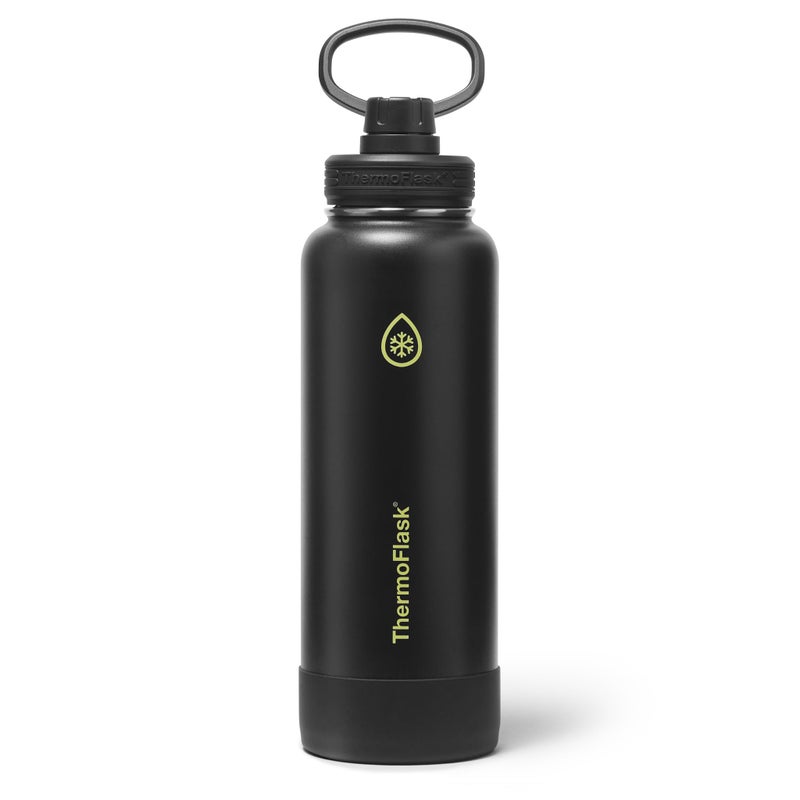 ThermoFlask 40 oz Double Wall Vacuum Insulated Stainless Steel Water Bottle with Spout Lid, Shadow Glow - Image 1