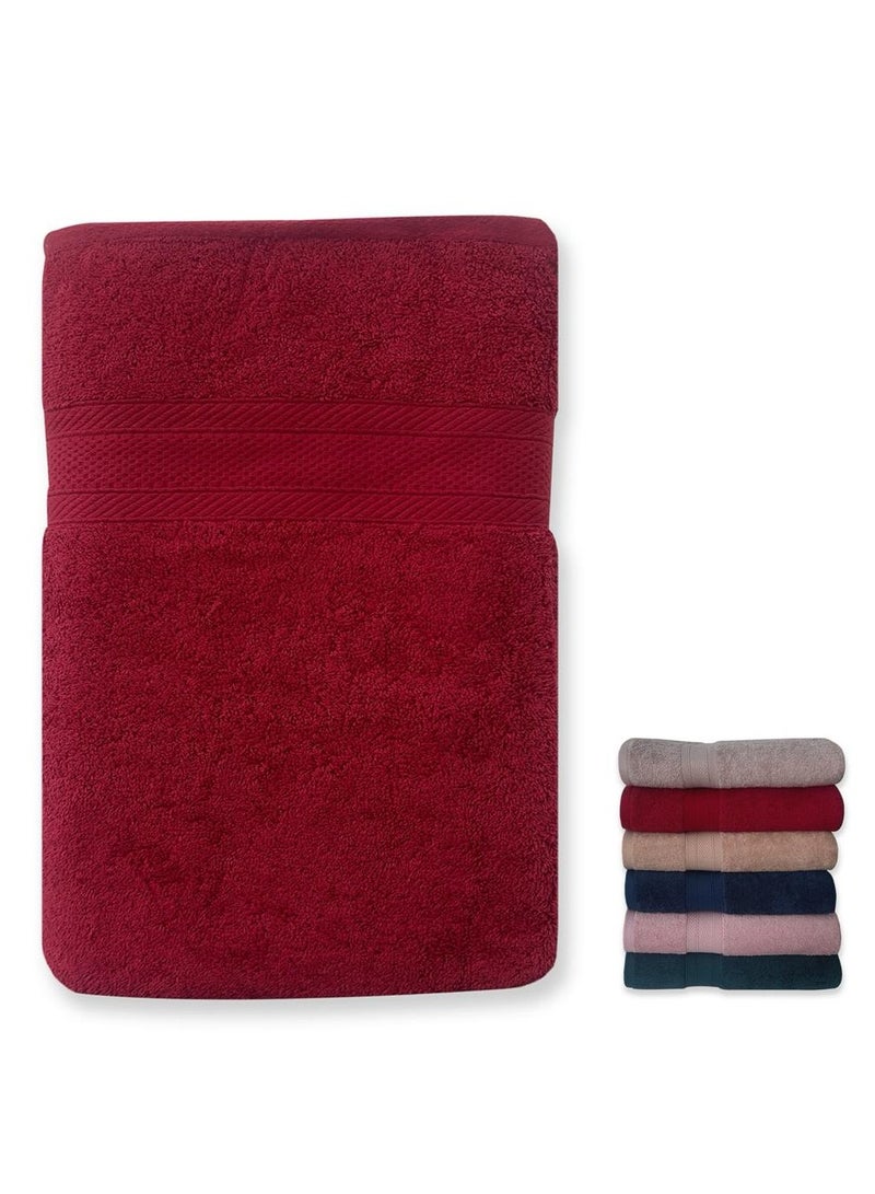 6 Piece Bath Towel Set - 600 GSM 100% Cotton - Quick Dry - Super Absorbent 70x140 cm - Image 1