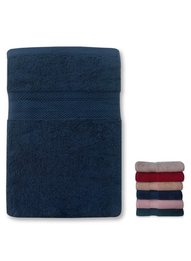 6 Piece Bath Towel Set - 600 GSM 100% Cotton - Quick Dry - Super Absorbent 70x140 cm - Image 2