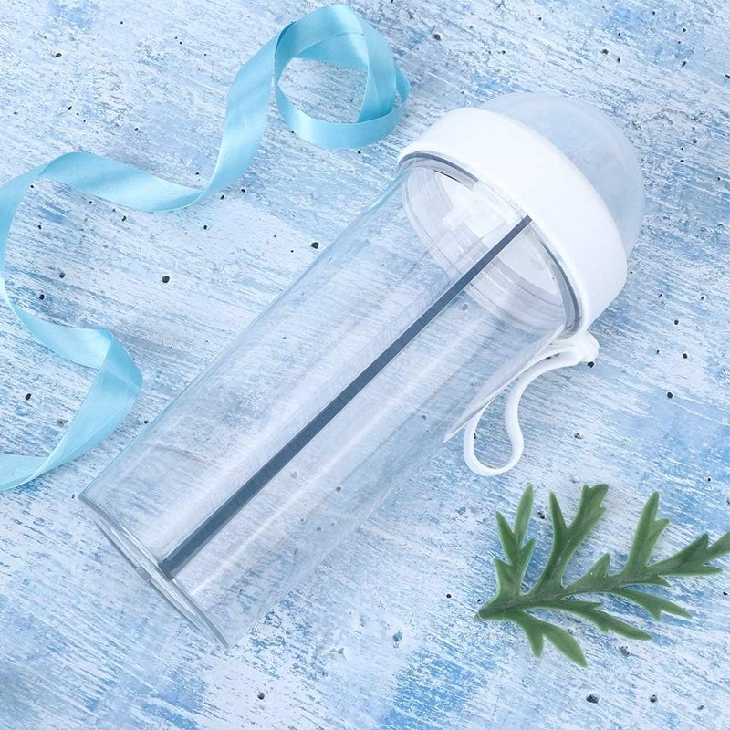 comfrt Water Bottle, 600ml Innovative Dual Use Water Bottle Straw Water Cup for Home Outdoor Camping Sport for Home, Outdoor, Camping - Image 2
