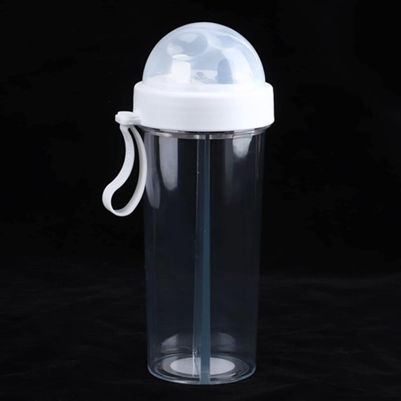 comfrt Water Bottle, 600ml Innovative Dual Use Water Bottle Straw Water Cup for Home Outdoor Camping Sport for Home, Outdoor, Camping - Image 3
