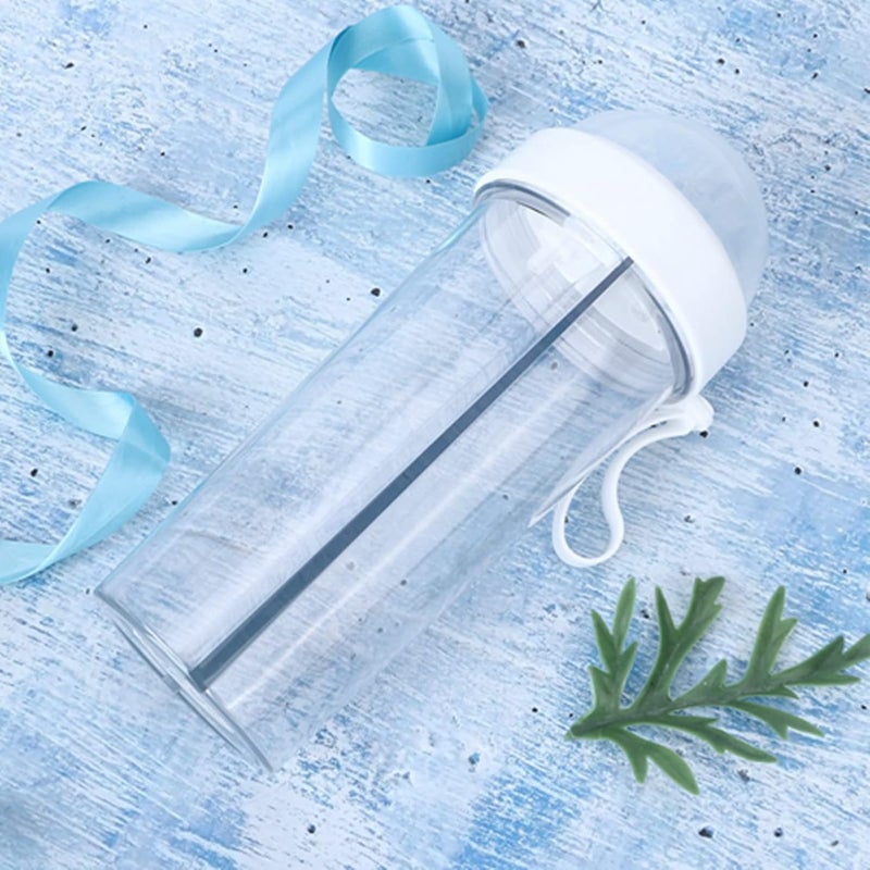 comfrt Water Bottle, 600ml Innovative Dual Use Water Bottle Straw Water Cup for Home Outdoor Camping Sport for Home, Outdoor, Camping - Image 4