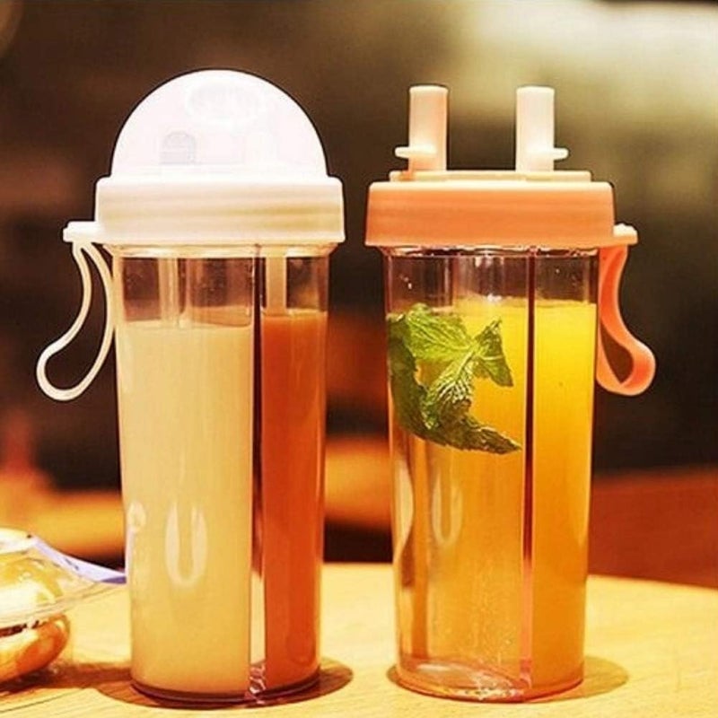 comfrt Water Bottle, 600ml Innovative Dual Use Water Bottle Straw Water Cup for Home Outdoor Camping Sport for Home, Outdoor, Camping - Image 5