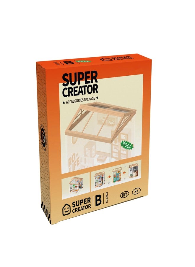 ROBOTIME Dust Proof Roof for Super Creator Super Store Age 8+ - Image 3