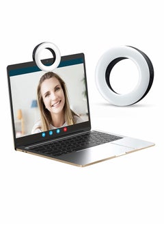 KASTWAVE Ring Light, Phone Selfie Ring Light LED Mini Circle Light for Zoom Call, Self Broadcasting, Live Streaming, Online Meeting, Photography  - Image 1