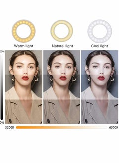 KASTWAVE Ring Light, Phone Selfie Ring Light LED Mini Circle Light for Zoom Call, Self Broadcasting, Live Streaming, Online Meeting, Photography  - Image 3