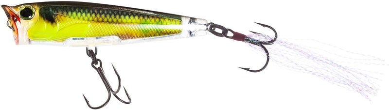 Yo-Zuri R1304-RGSN 3Dr Popper Fishing Lure, Real Golden Shiner, 65mm - Image 1