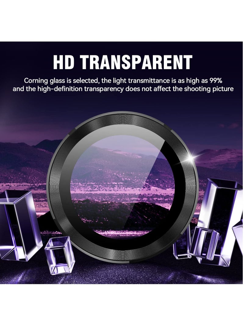 BORTONY Galaxy S23 Ultra Camera Lens Protector Tempered Glass Accessories Aluminum Edge Scratch Resistant Case Friendly for Samsung Galaxy S23 Ultra - Image 5