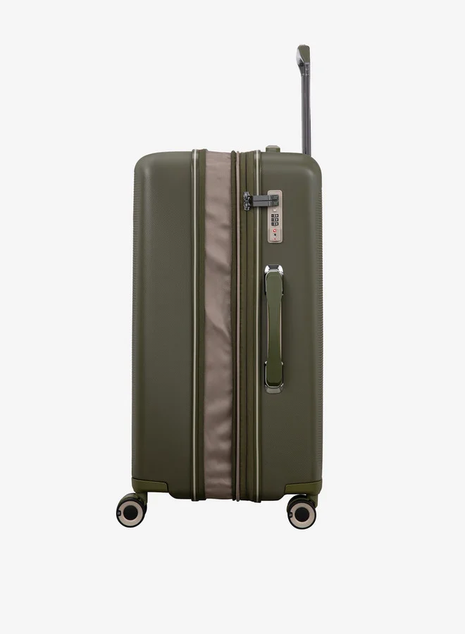 إت Textured 24-inch Hardcase Trolley with Retractable Handle - 24 inches Check-in Bag 24-M - Domestic
