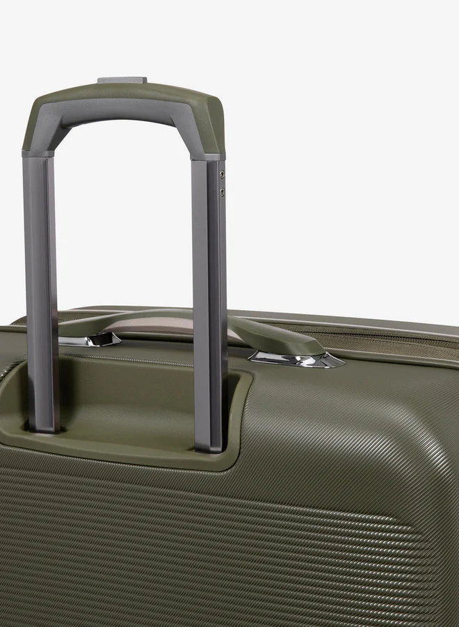 إت Textured 24-inch Hardcase Trolley with Retractable Handle - 24 inches Check-in Bag 24-M - Domestic