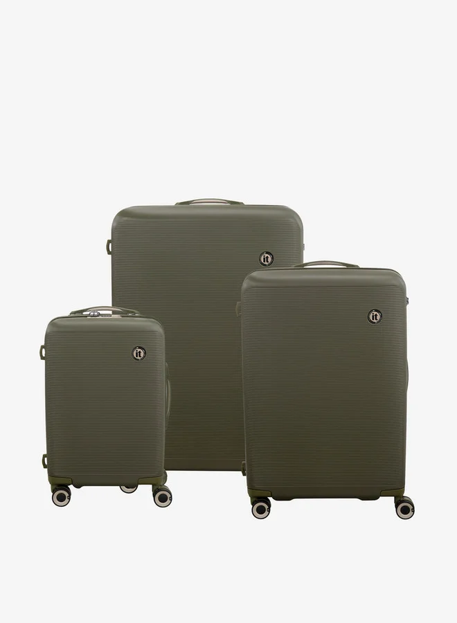 إت Textured 24-inch Hardcase Trolley with Retractable Handle - 24 inches Check-in Bag 24-M - Domestic