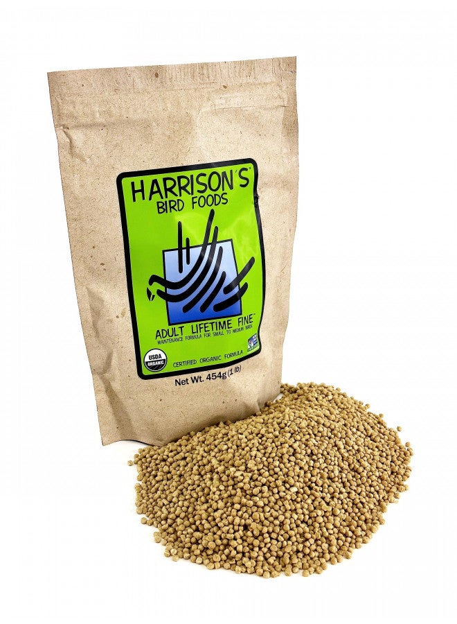 Harrison's Bird Foods Harrison's Bird Foods Adult Lifetime Fine 5lb Certified Organic NonGMO Pet Bird Formula  - Image 1